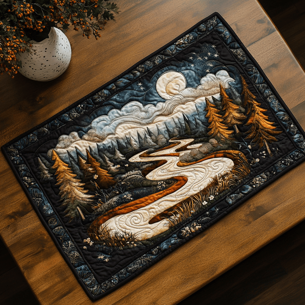Sunset Symphony Quilted Place Mat NCU0DK4477