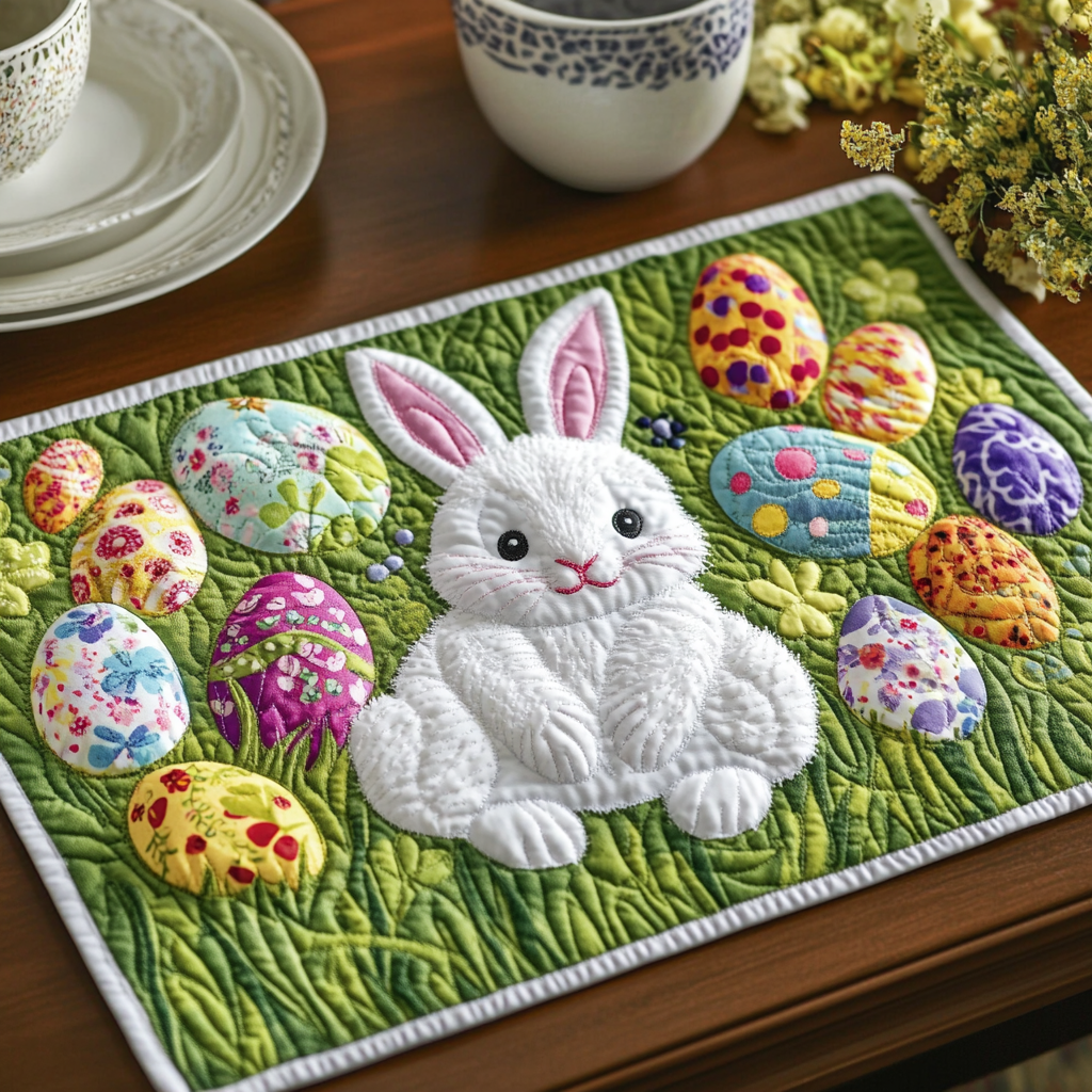 Easter Cheer Quilted Place Mat NCU0VH3489
