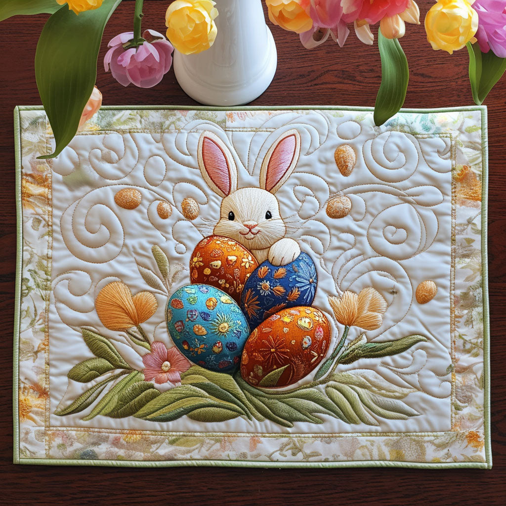 Easter Garden Quilted Placemat NCU0NT5287