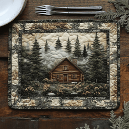Cozy Cabin Charm Quilted Place Mat NCU0DV3097