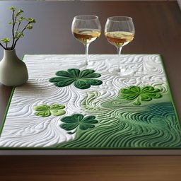 Shamrock Trail Quilted Place Mat NCU0PT4636