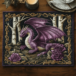 Azure Scales Quilted Place Mat NCU0DV3777