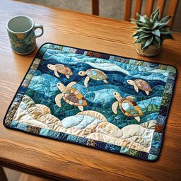 Timeless Shell Quilted Placemat NCU0NT2582