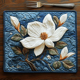 Rustic Magnolia Quilted Place Mat NCU0DV4345