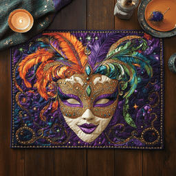 Festive Glow Quilted Place Mat NCU0VH2775