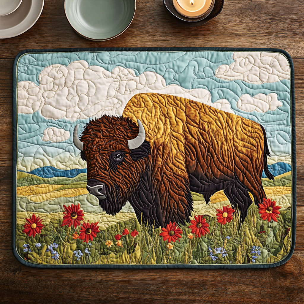 Western Glory Quilted Place Mat NCU0VH4708
