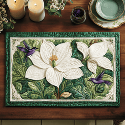 Petal Serenity Quilted Place Mat NCU0VH2925