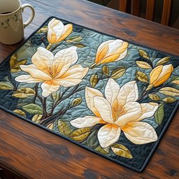 Sunset Magnolia Quilted Placemat NCU0NT4209