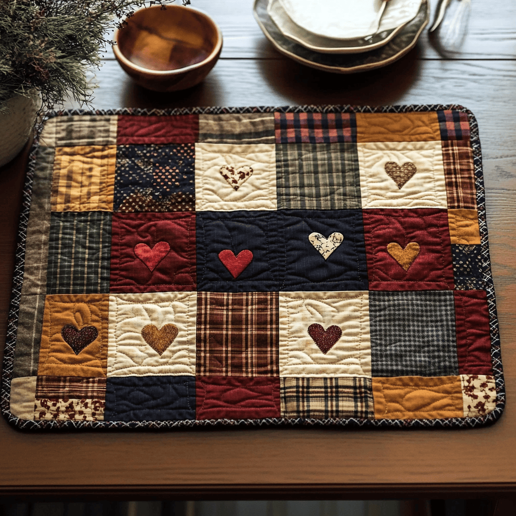 Rustic Charm Quilted Place Mat NCU0VH2137