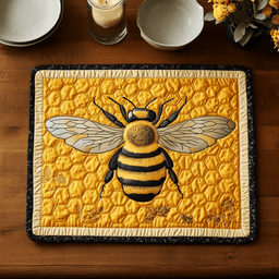 Golden Buzz Mat Quilted Place Mat NCU0VH2508