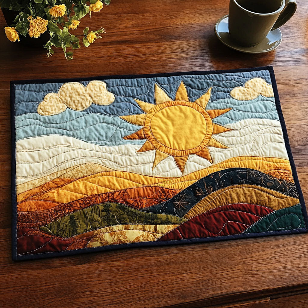 Sunset Valley Quilted Placemat NCU0NT3443