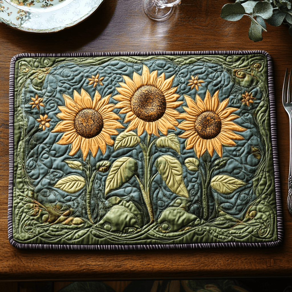 Summer Glow Quilted Place Mat NCU0DV3144