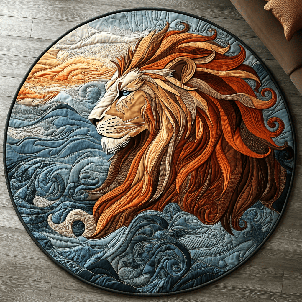 Lionheart Legacy Quilted Round Mat NCU0DV3704