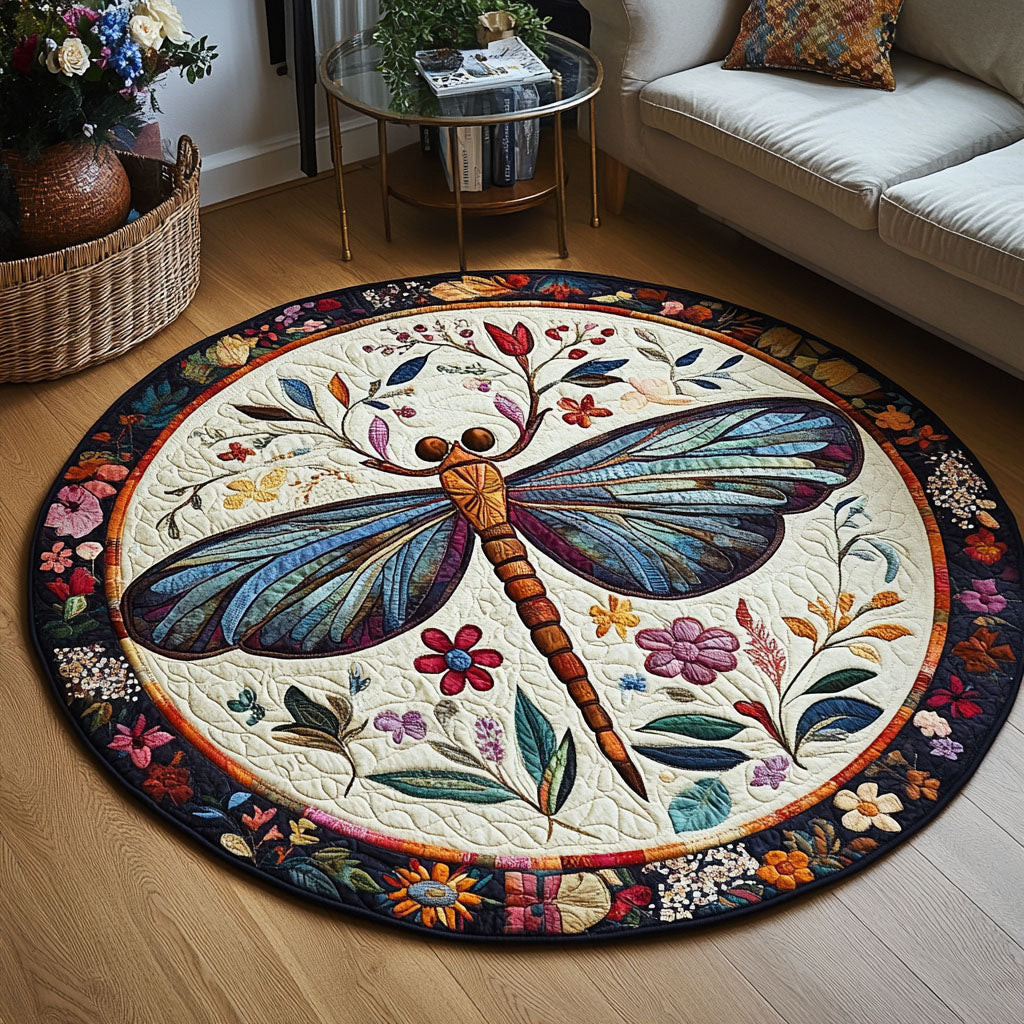 Majestic Wings Quilted Round Mat NCU0PT6518