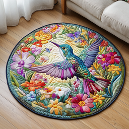 Tiny Grace Quilted Round Mat NCU0DK6677