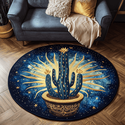 Cactus Breeze Quilted Round Mat NCU0DK6909
