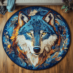 Midnight Run Quilted Round Mat NCU0DK6710