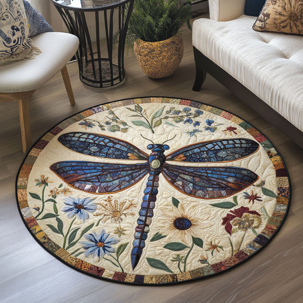 Airborne Elegance Quilted Round Mat NCU0PT6510