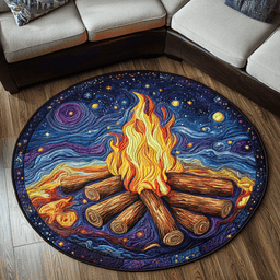 Blazing Spirit Quilted Round Mat NCU0DK5612