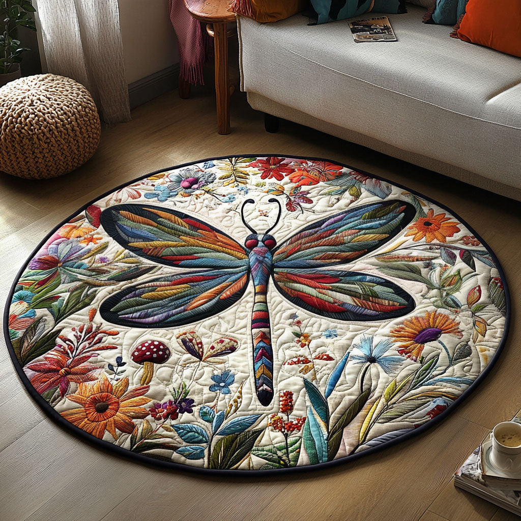 Wings of Enchantment Quilted Round Mat NCU0PT5013