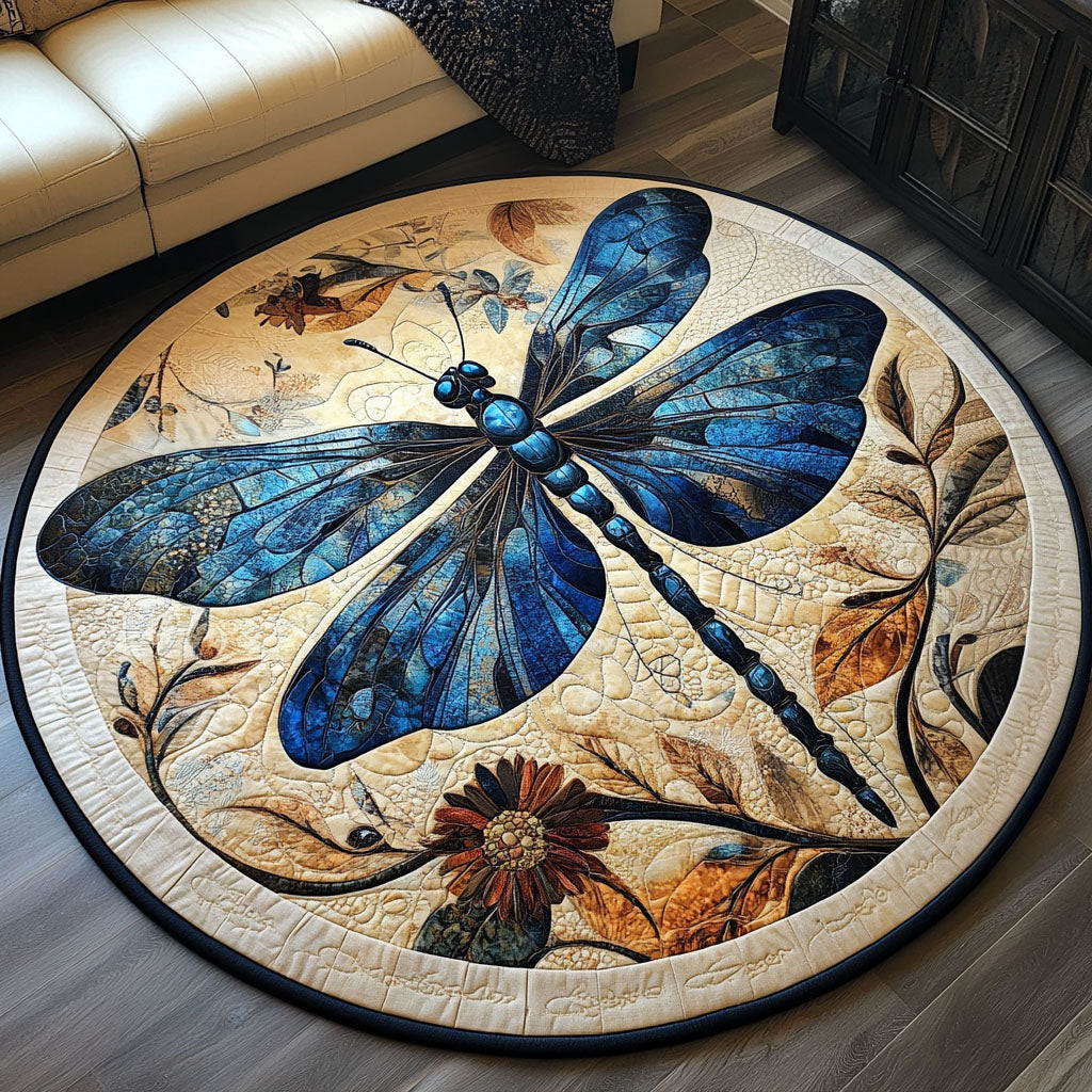 Celestial Drifter Quilted Round Mat NCU0PT5003