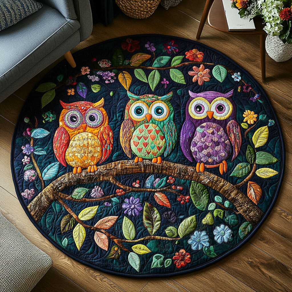 Twilight Guardians Quilted Round Mat NCU0PT5860