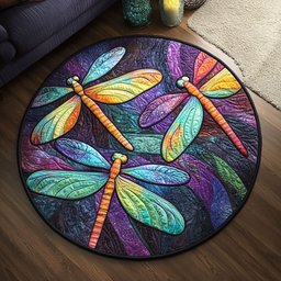Twilight Wings Quilted Round Mat NCU0NT5055