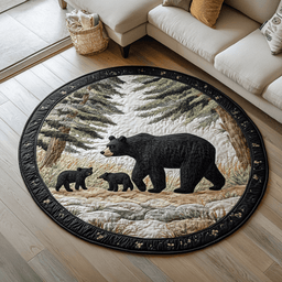 Nature Strength Quilted Round Mat NCU0DK6531