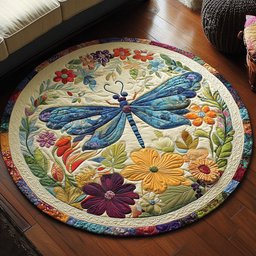 Wings of Light Quilted Round Mat NCU0PT5014