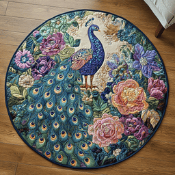 Regal Tail Quilted Round Mat NCU0DK5403