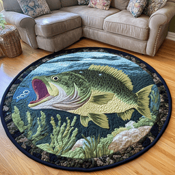 Ocean Breeze Quilted Round Mat NCU0DK6571