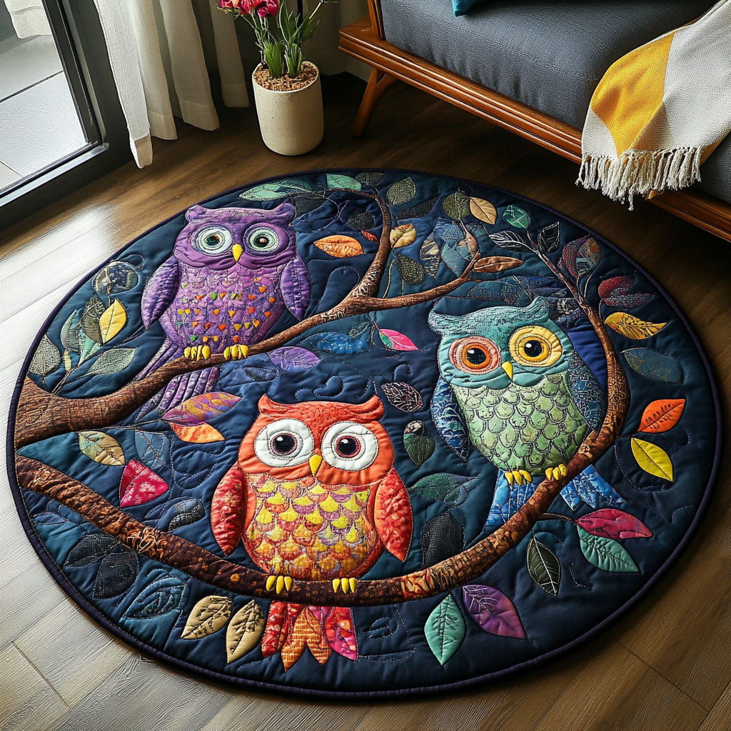 Nighttime Harmony Quilted Round Mat NCU0PT5846