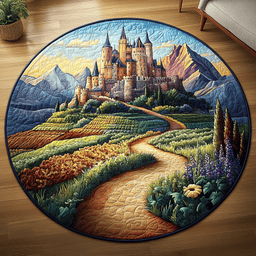 Mystic Valley Quilted Round Mat NCU0DV4045