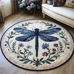 Moonbeam Dancer Quilted Round Mat NCU0PT5009