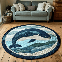 Ocean Giant Quilted Round Mat NCU0DK5751