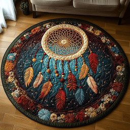 Ethereal Catcher Quilted Round Mat NCU0DV3494