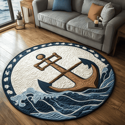 Harbor Strength Quilted Round Mat NCU0DK5203