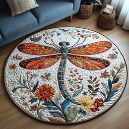 Twilight Glider Quilted Round Mat NCU0DK4921