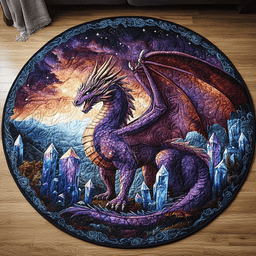 Fireborn Legacy Quilted Round Mat NCU0DV3721