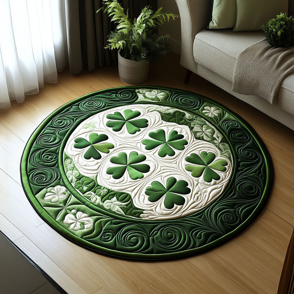 Irish Serenity Quilted Round Mat NCU0PT3576