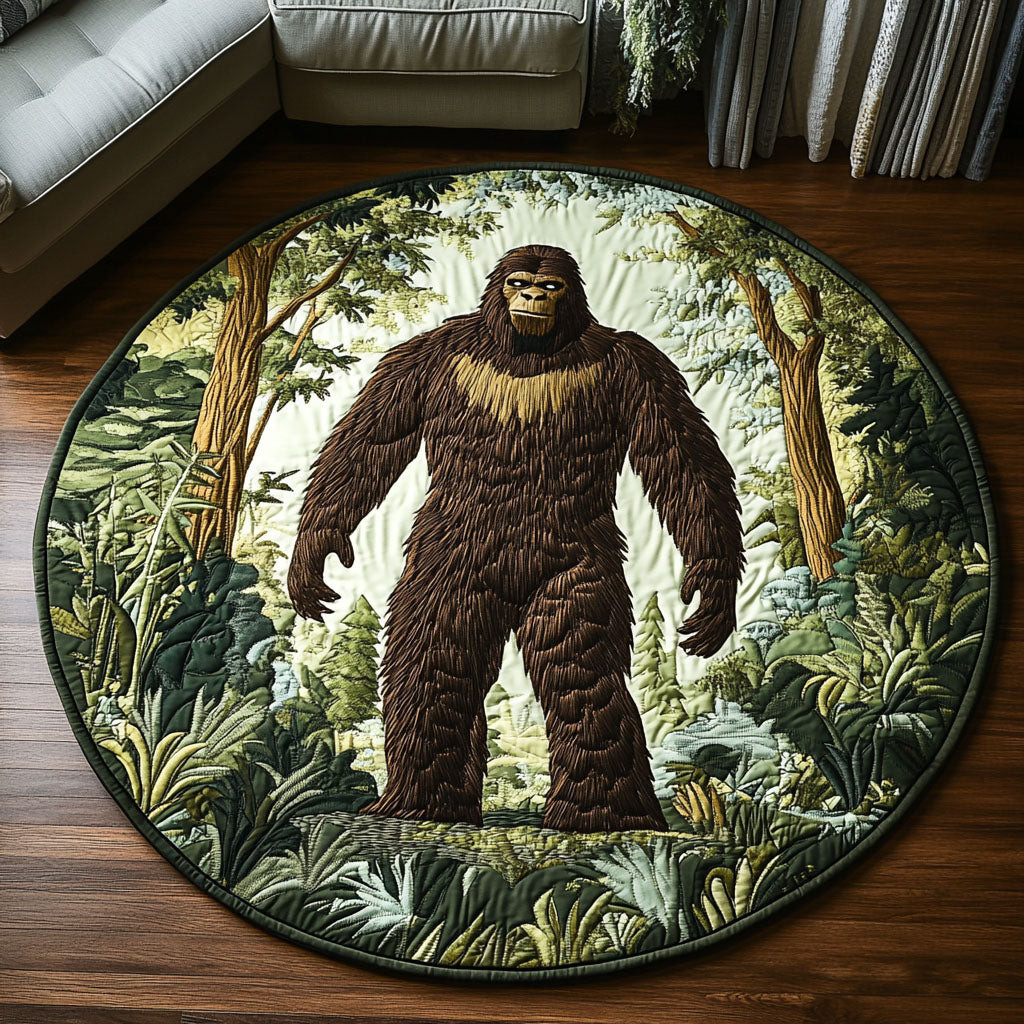 Woodland Explorer Quilted Round Mat NCU0NT3817