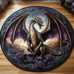 Shadowfang Quilted Round Mat NCU0DV3723