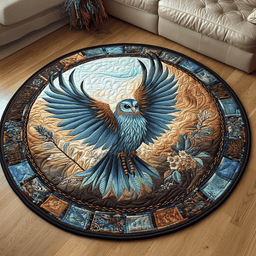 Shadow Glider Quilted Round Mat NCU0DK4958