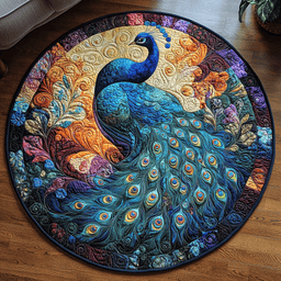 Regal Reflections Quilted Round Mat NCU0DV3375
