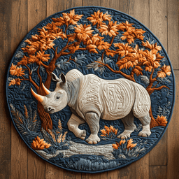 Horned Titan Quilted Round Mat NCU0DV3751