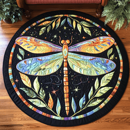 Luminous Flight Quilted Round Mat NCU0DK4644