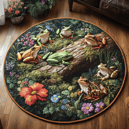 Pond Pals Quilted Round Mat NCU0DV3352