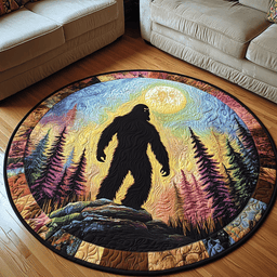 Wild Tracks Quilted Round Mat NCU0DV3239