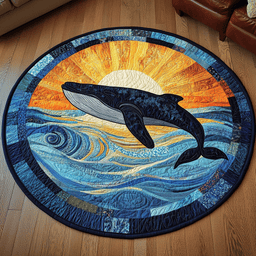 Sailor Horizon Quilted Round Mat NCU0DK1137