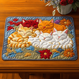 Sleeping Cat DAI090125278 Quilted Placemats